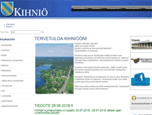 Tablet Screenshot of kihnio.fi